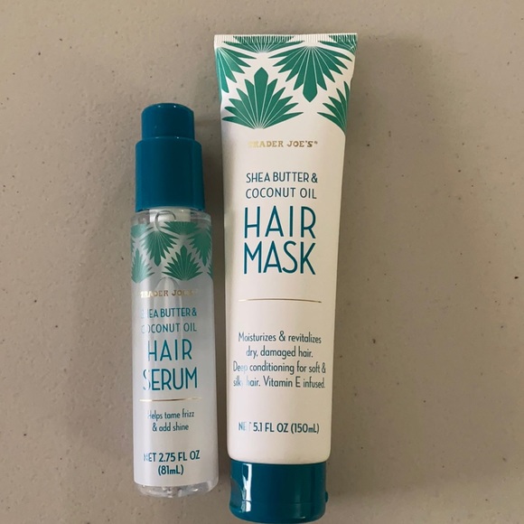 Trader Joe’s Hair Trader Joes Shea Butter Coconut Oil Hair Serum Hair Mask Poshmark